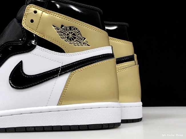 1st Kicks Shoes Toe Glod Retro 1 861428-007 Jordan Air High 0718